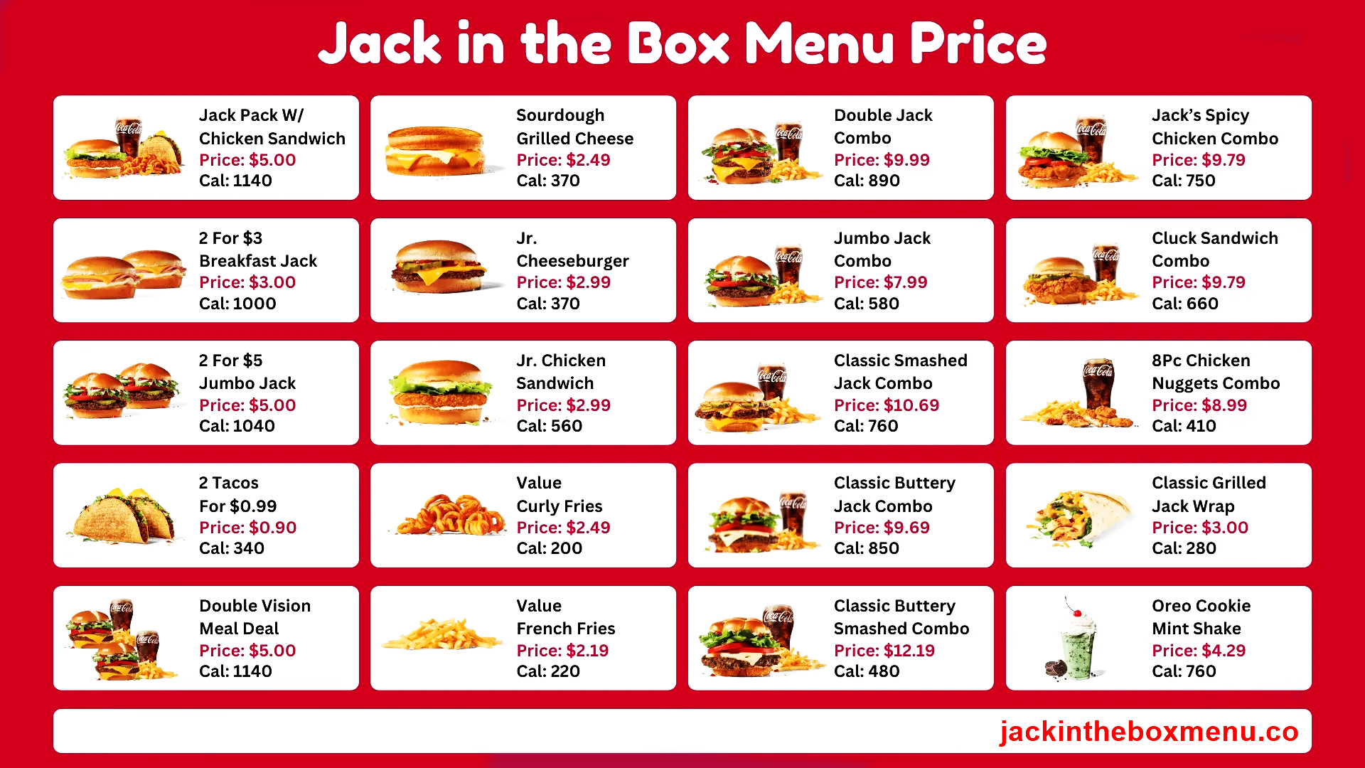 jack in the box menu