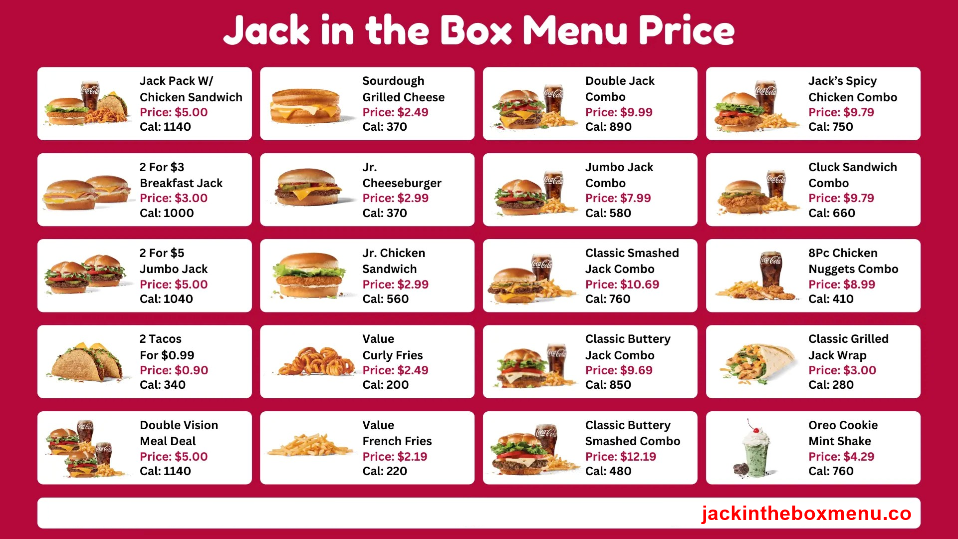 jack in the box menu