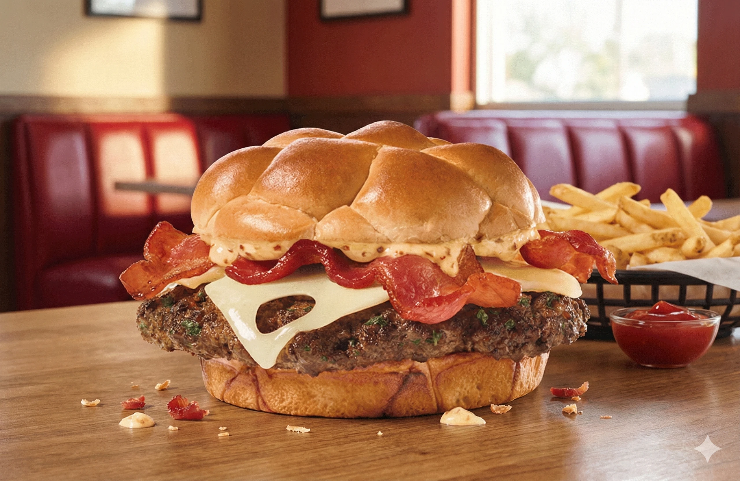 Bacon & Swiss Buttery Smashed Jack