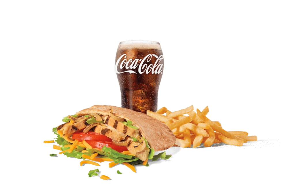 CHICKEN FAJITA PITA COMBO