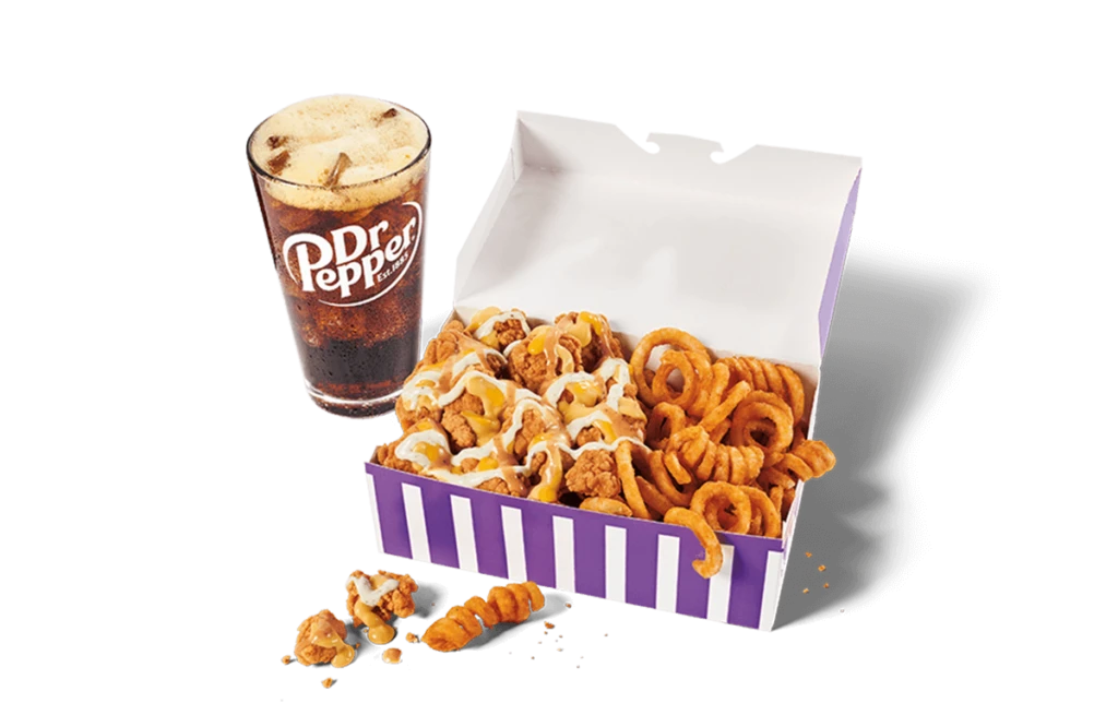 CLASSIC SAUCED & LOADED POPCORN CHICKEN BIG BOX COMBO