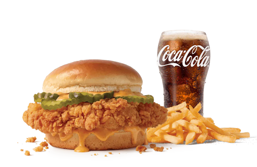 cluck sandwich combo jack in the box