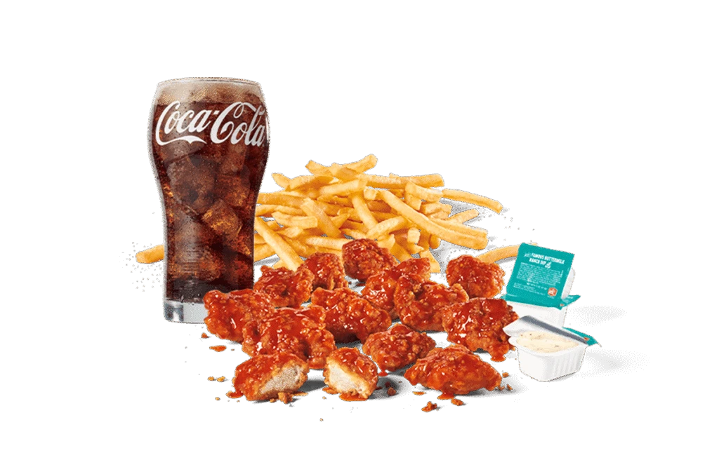 Honey Garlic Sriracha Crispy Boneless Wings Combo