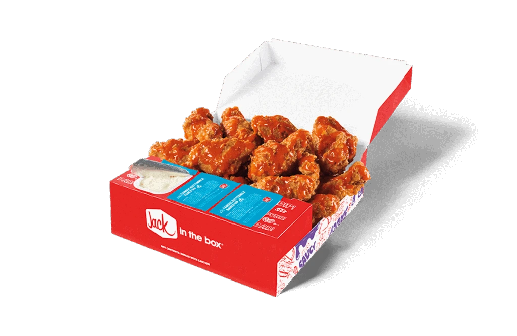 jack in the box Buffalo Crispy Chicken Wings