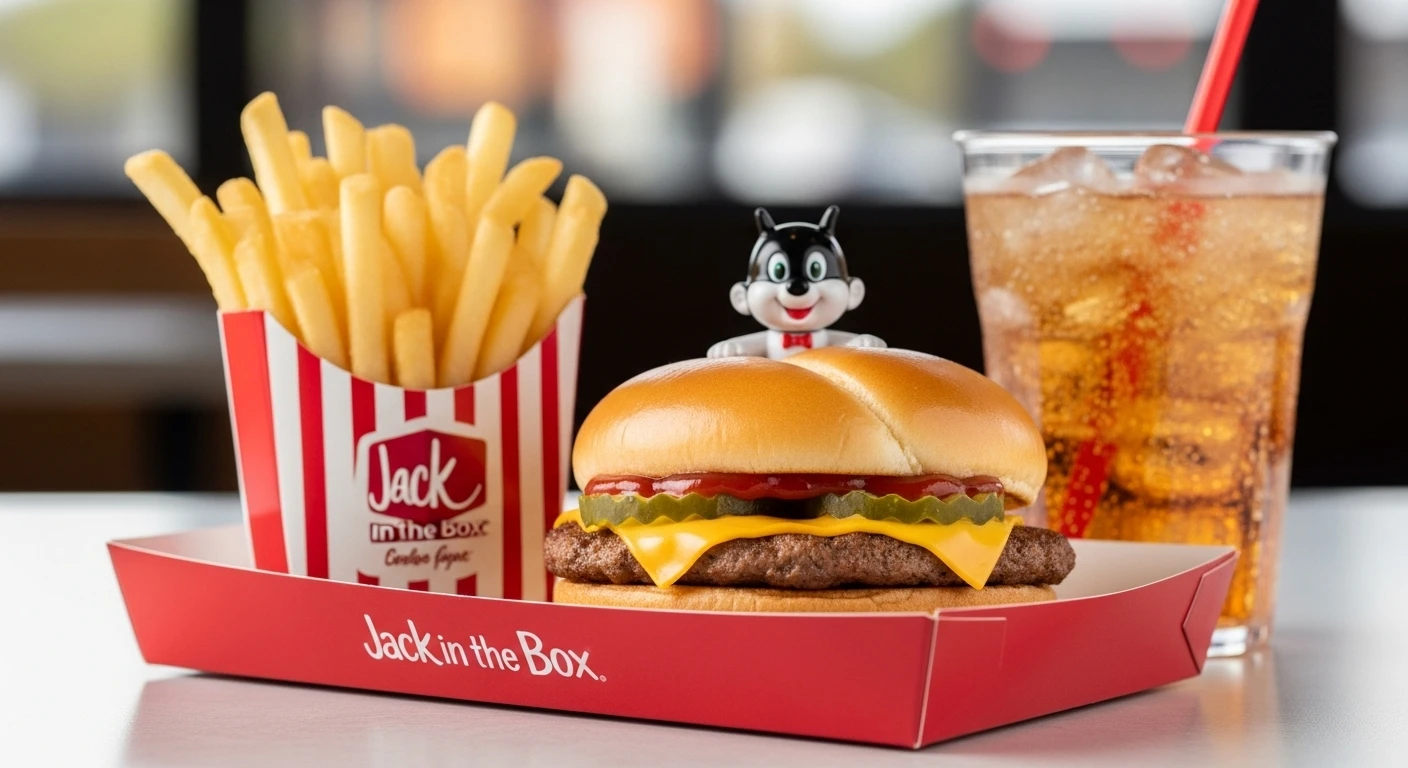 jack in the box Kids Hamburger Combo 