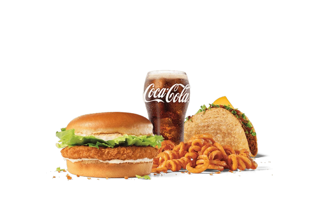 Jacks in the box Big Deal Meal and Jr. Chicken Sandwich