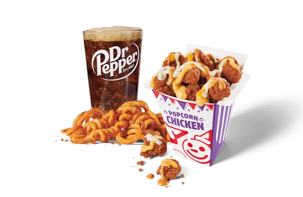 spicy sauced loaded popcorn chicken big box combo